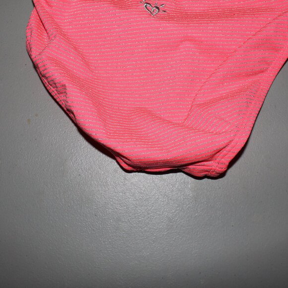 Pink & Silver 2 Pcs Justice Bikini Swimsuit Size 12 - Picture 8 of 11